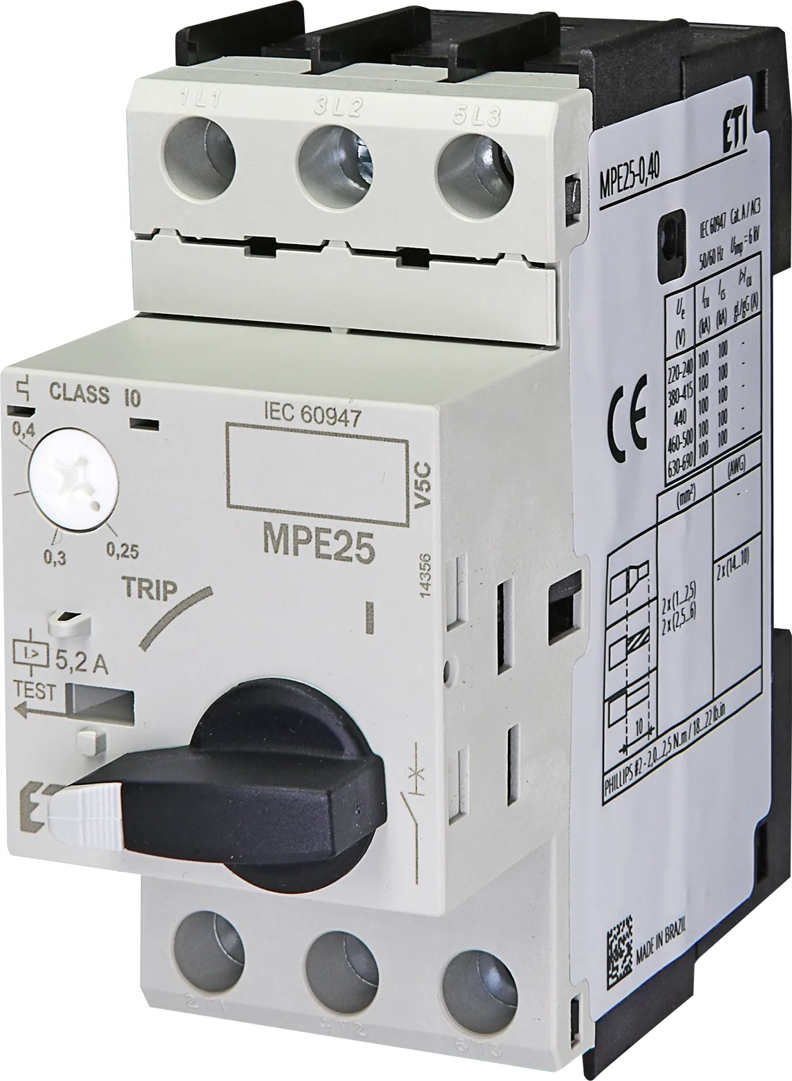 Mot.protec.circuit breaker MPE25-0,40 004648003