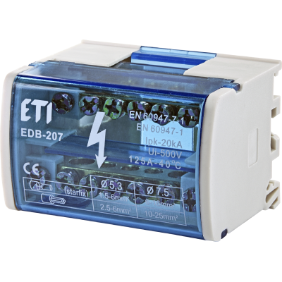Din rail distribution blocks