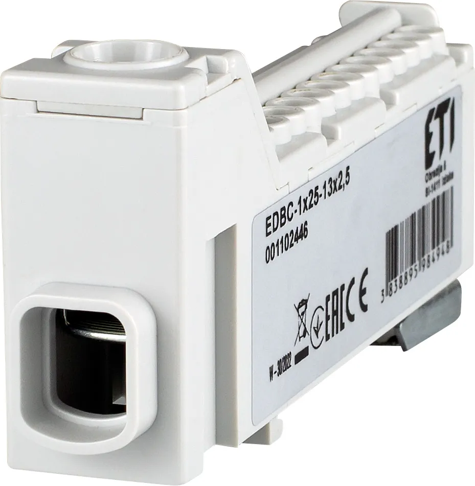 Distribution block EDBC-1x25-13x2,5 001102446