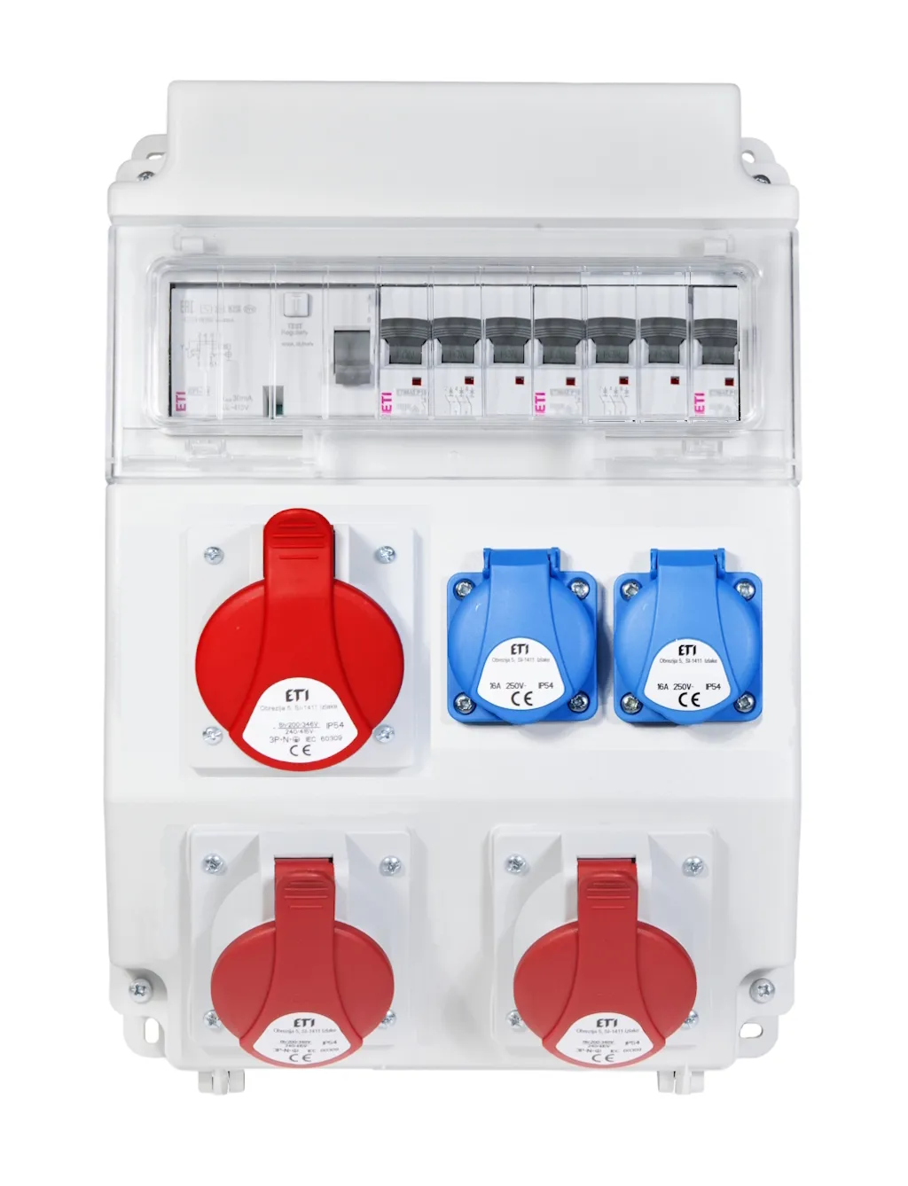 Assemblied distribution box EDS11 RCD 2S/3 16/32 B+C 001105270