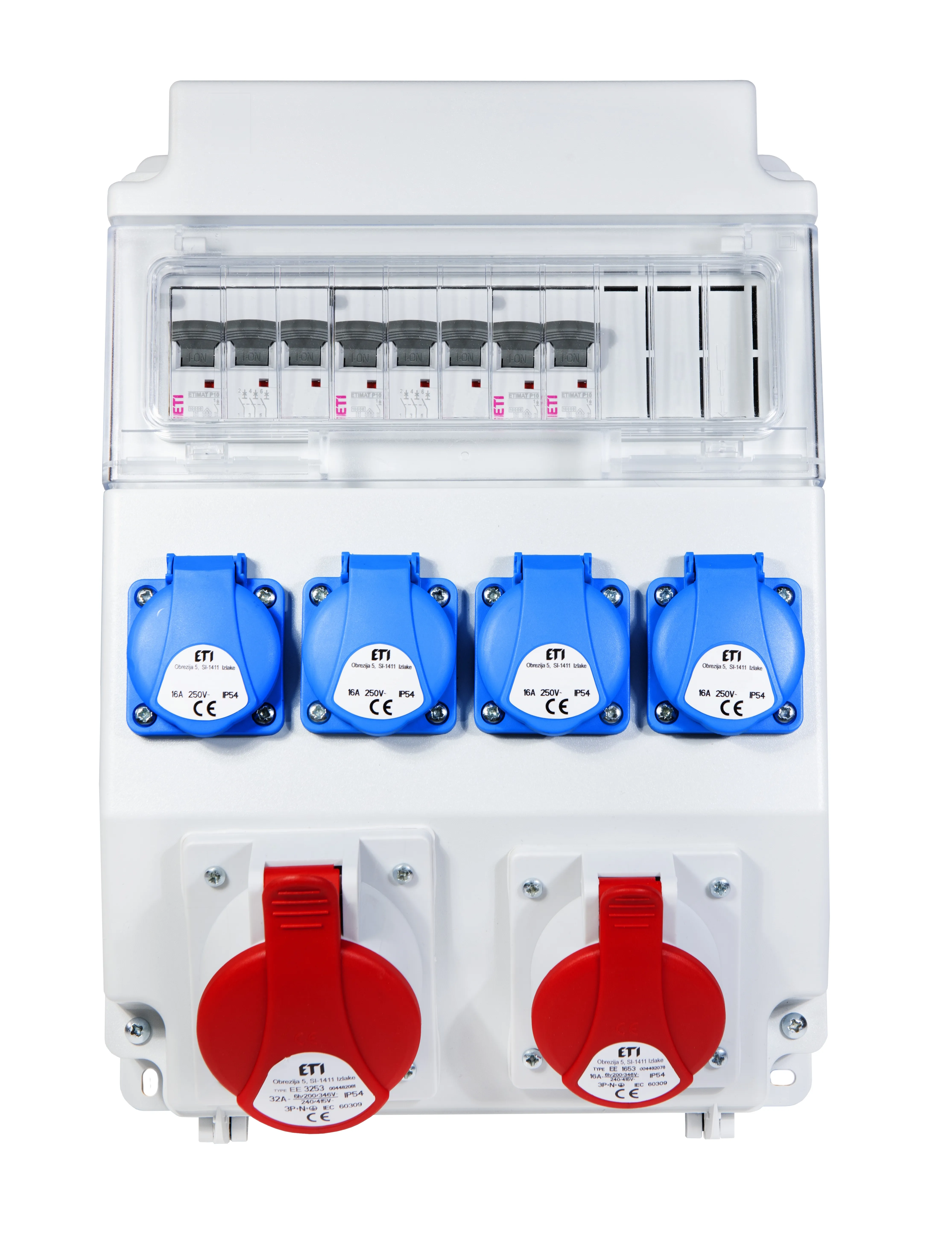Assemblied distribution box EDS11 4/2 16/32 B+C 001105279