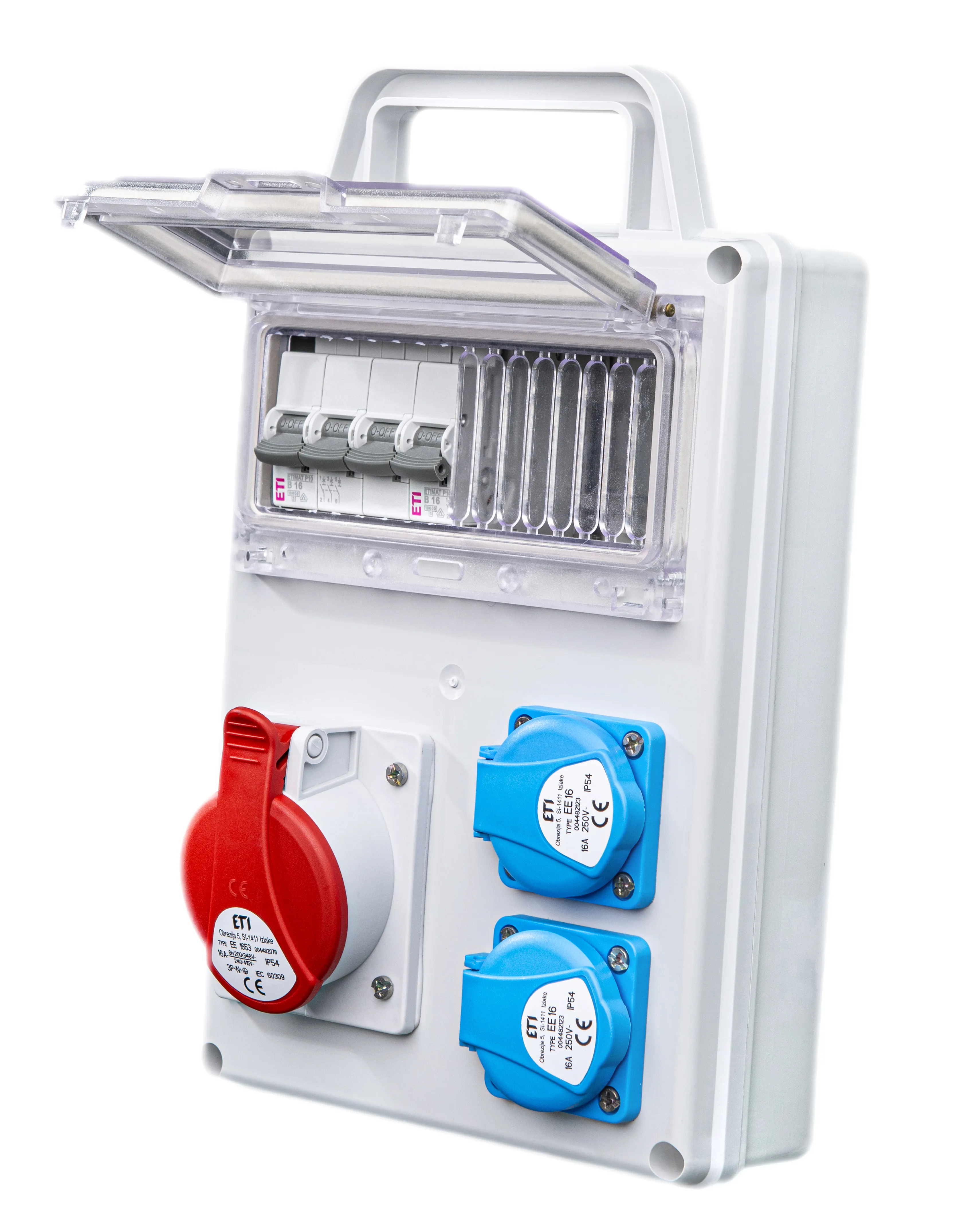 Assemblied distribution box EDS8D RCD 2/1 16 B 001105848