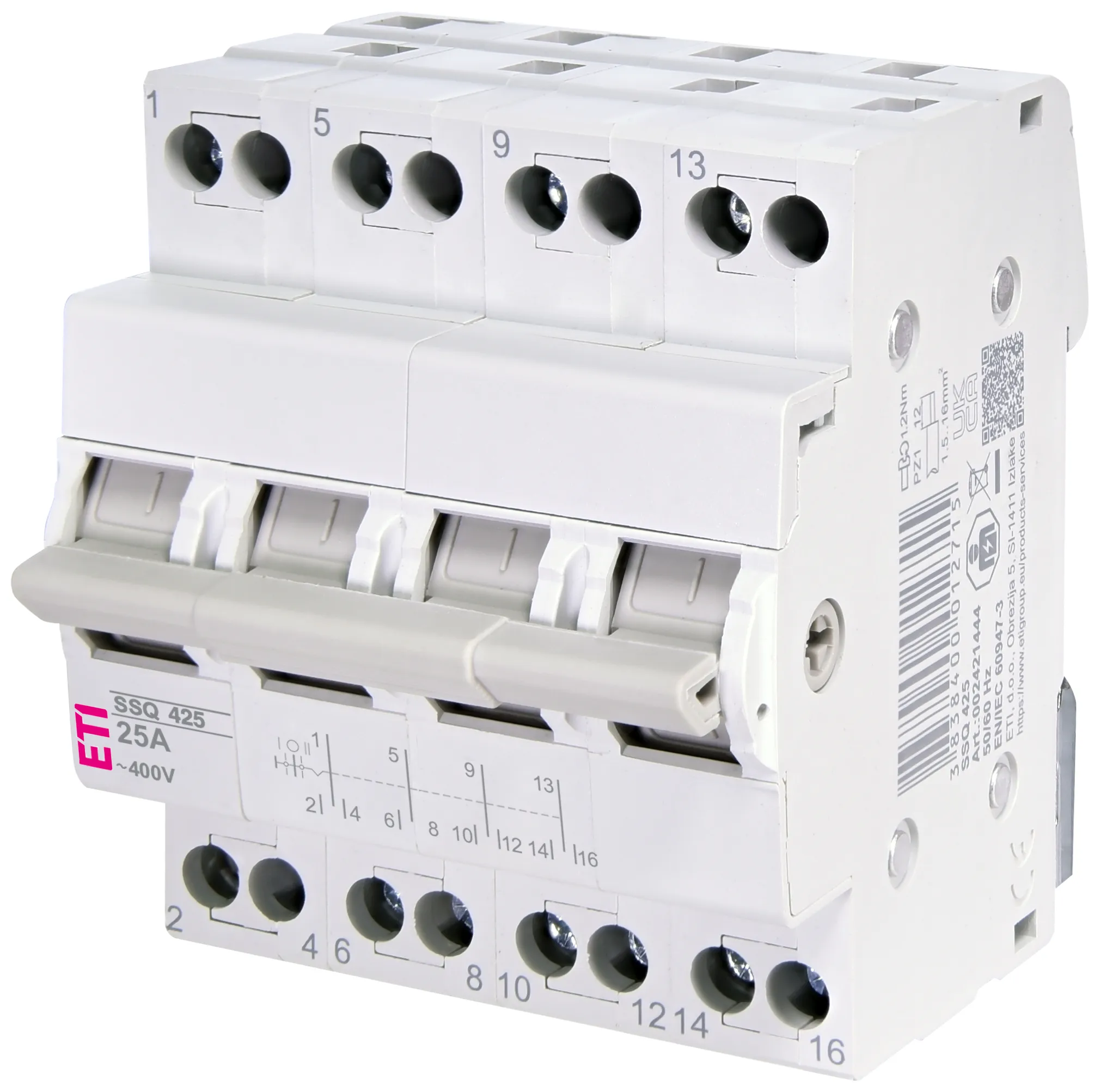 Center-off change-over switch SSQ  425 002421444