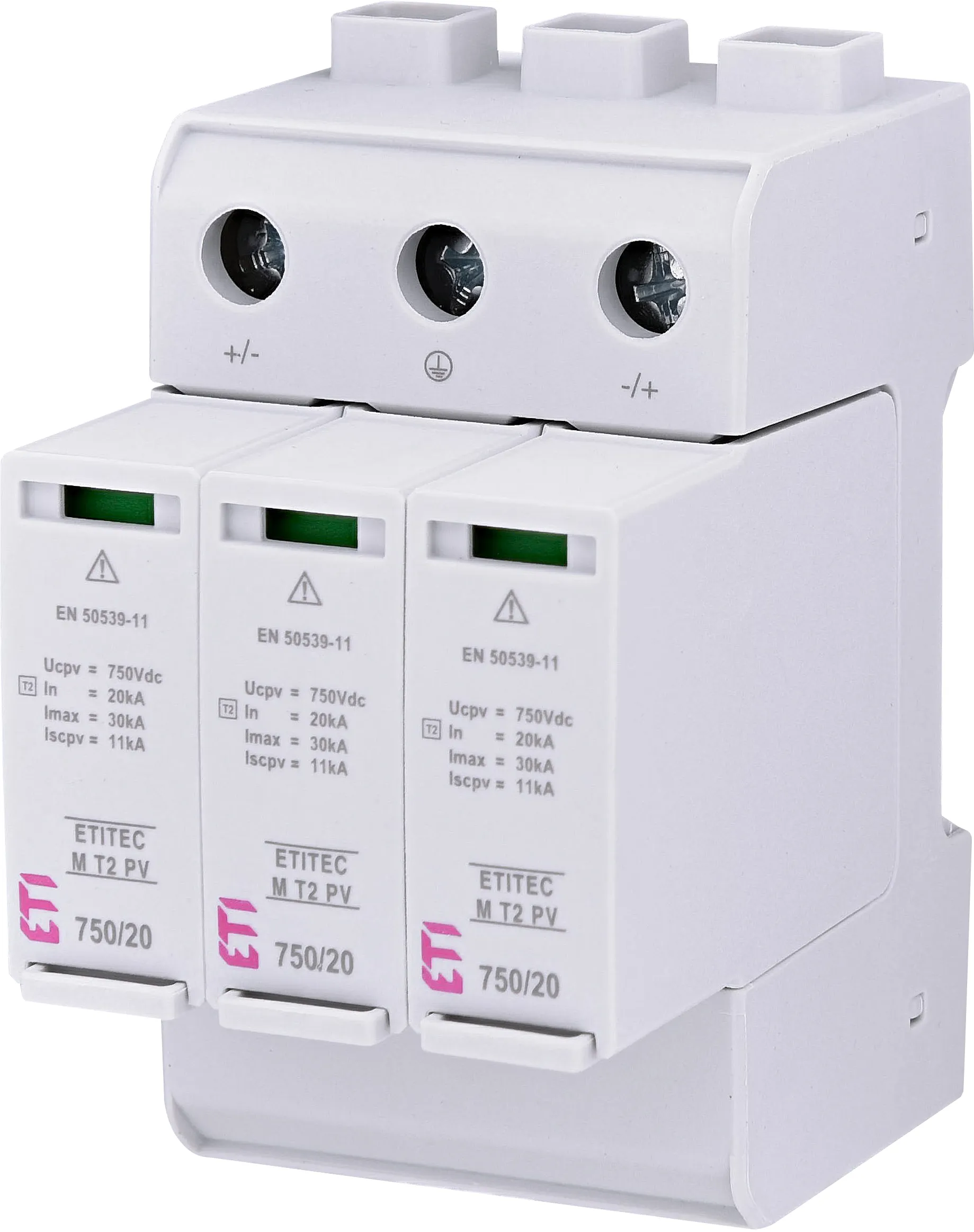 Surge arrester ETITEC M T2 PV 1500/20 Y 002440517