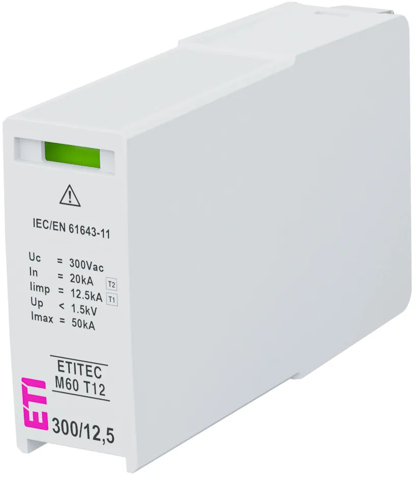 Surge arrester MOD.ETITEC M60 T12 300/12,5 002440862