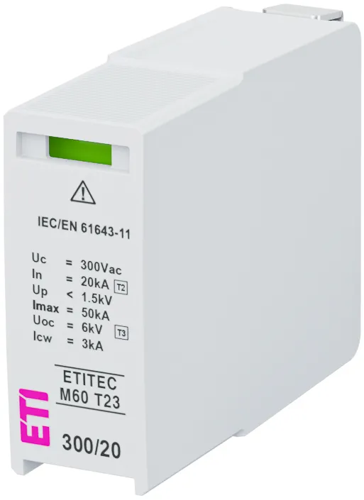 Surge arrester MOD.ETITEC M60 T23 300/20 002440863