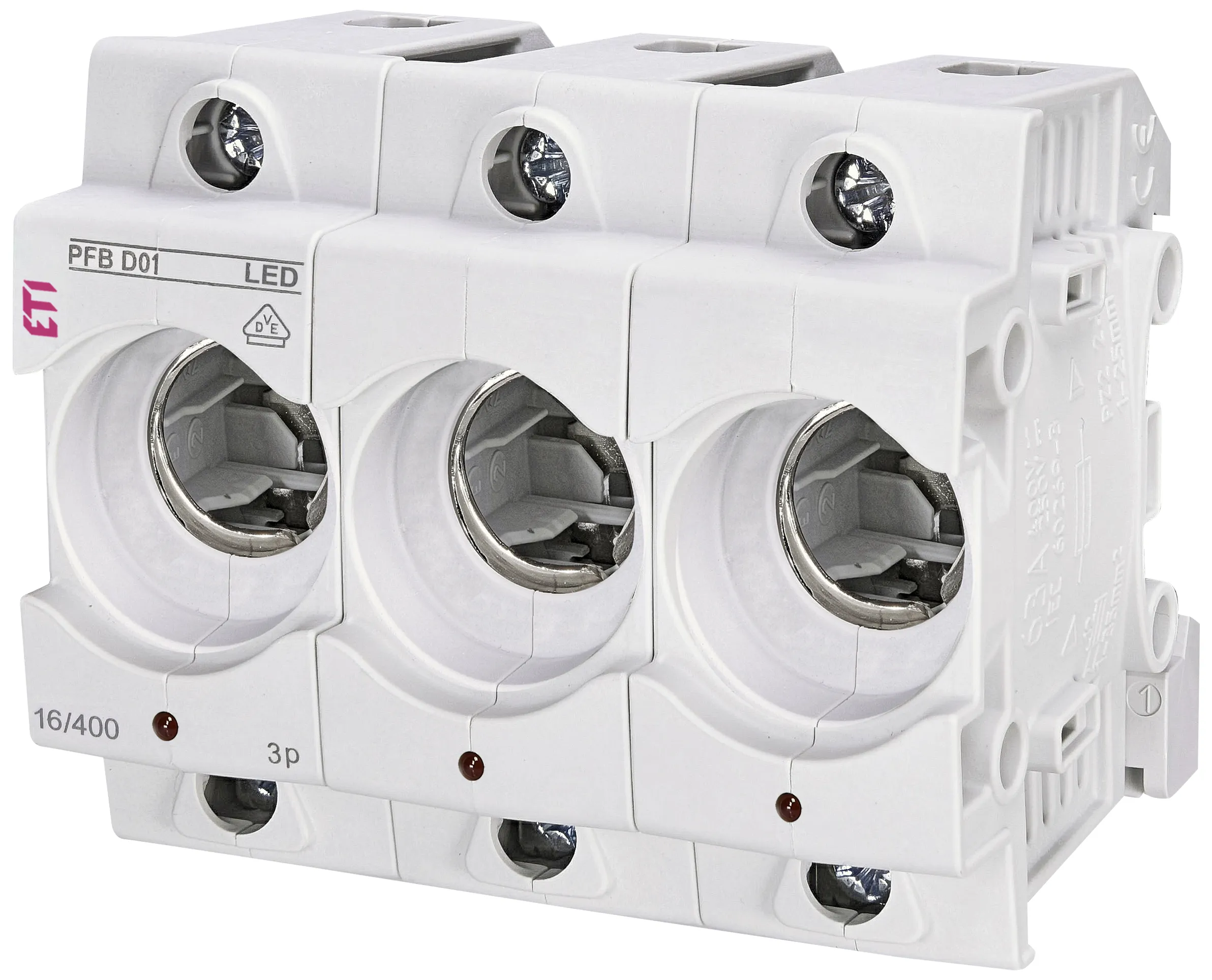 Fuse - base PFB D01 3p LED 002510014