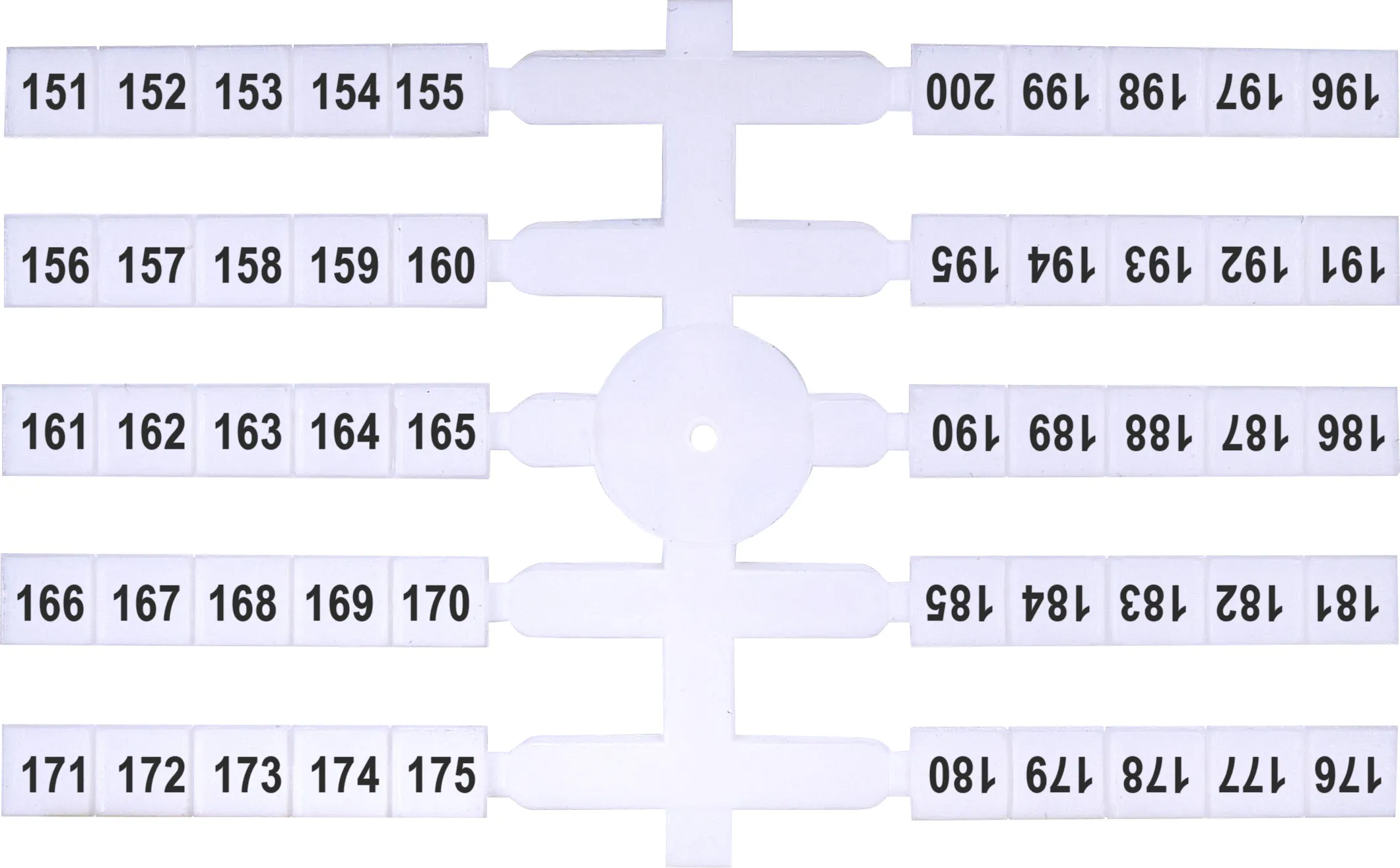 Line-up terminal access. EO3 151-200 (x200) 003901778