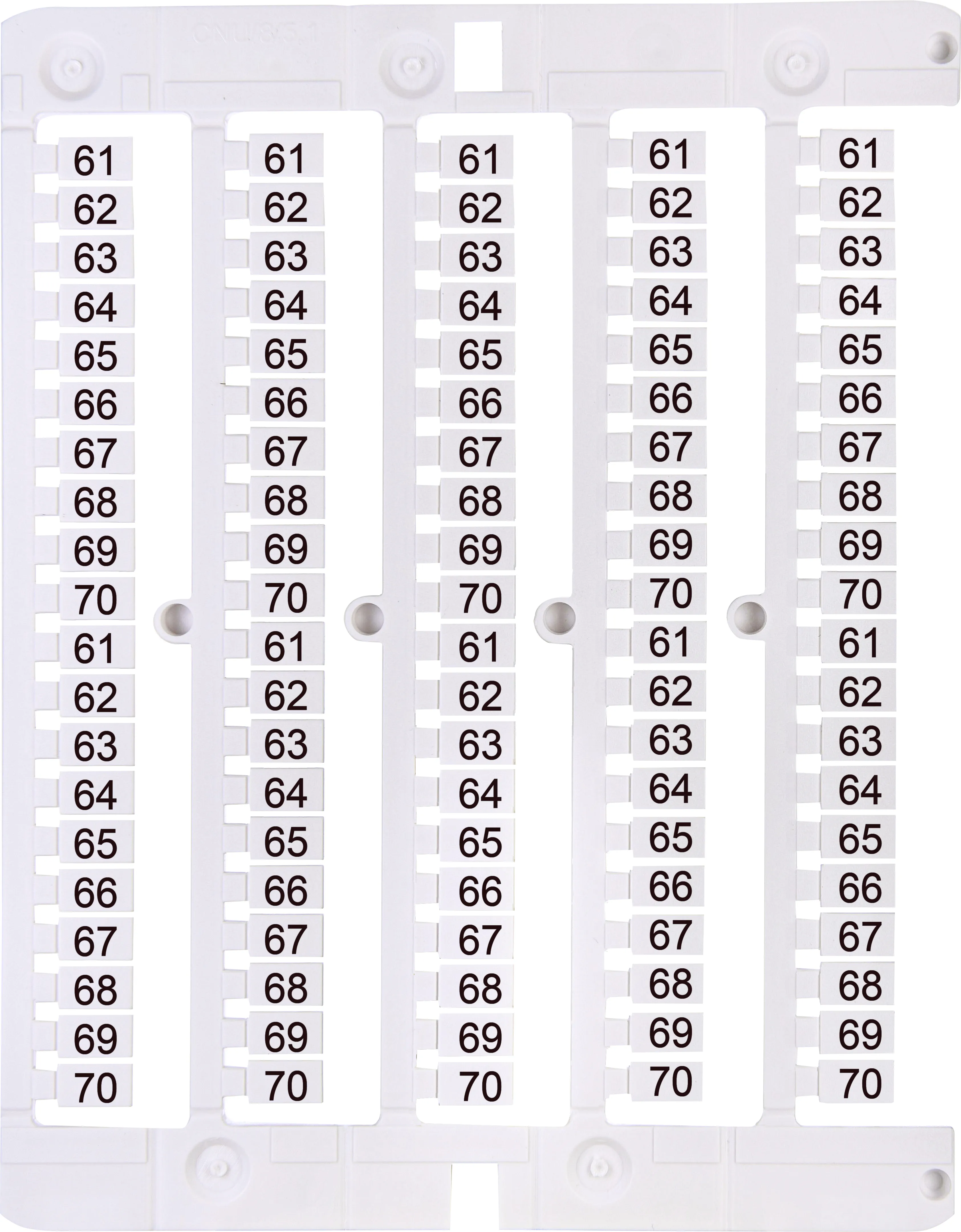 Designation plate ES-NU0851570 003903103