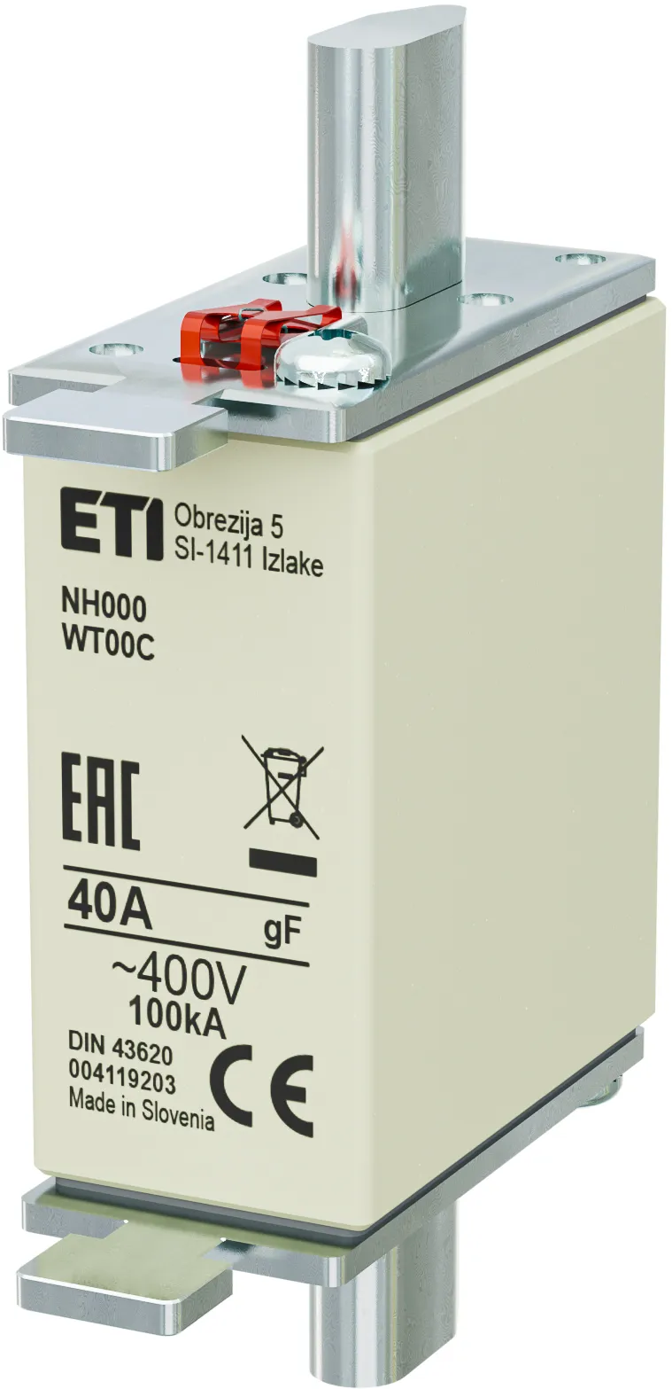 Fuse link NH000 gF 40A/400V 004119203