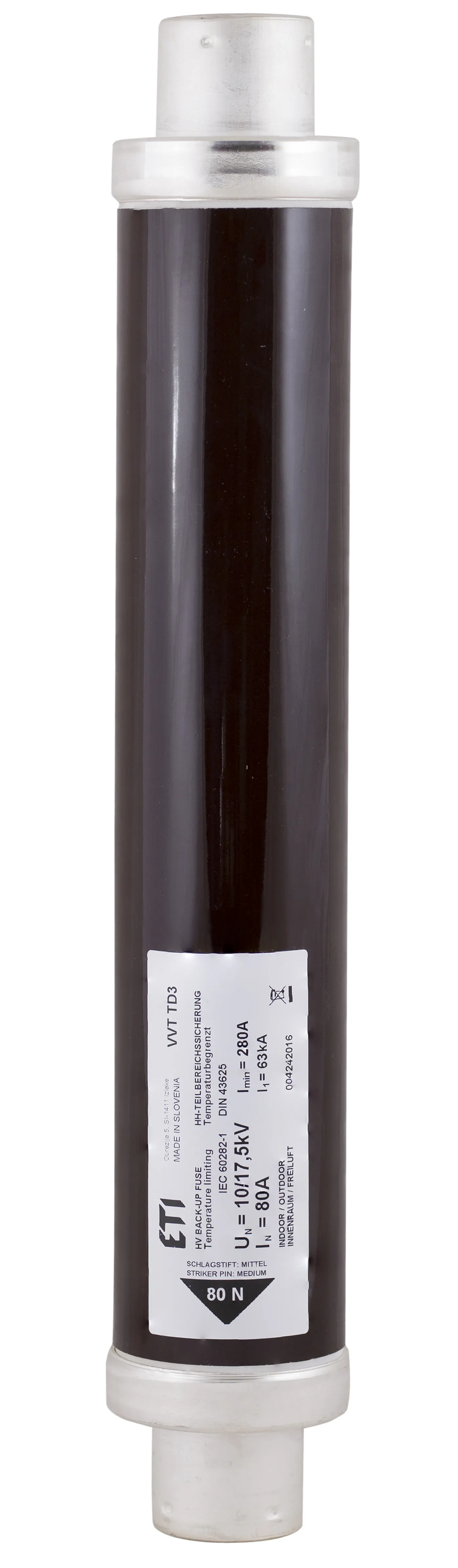 Fuse link VVA3 17,5kV/4A 004241104