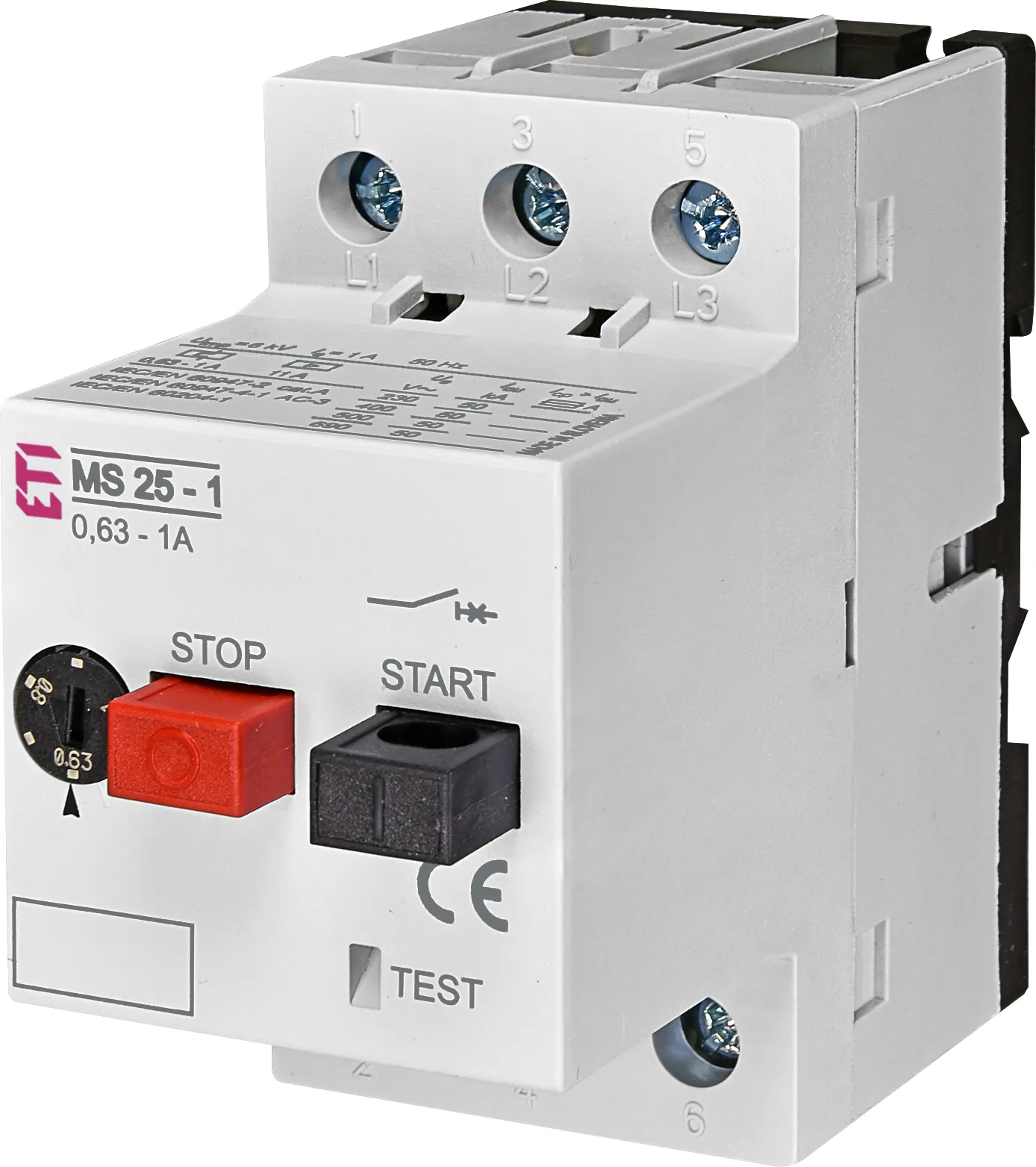 Mot.protec.circuit breaker MS25-1 004600050
