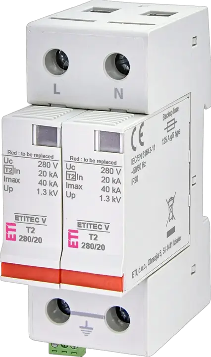 Image of ETITEC V T2 280/20 2+0 RC