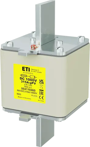 NH3 gPV 350A/1000V DC