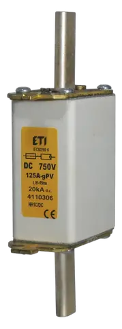 Image of NH0 gR 100A/750V DC