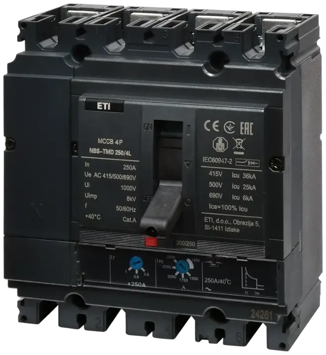 Image of NBS-TMD 250/4S 200A 4P